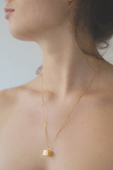 Koyosegi Gold Plated Necklace w. Zirconia