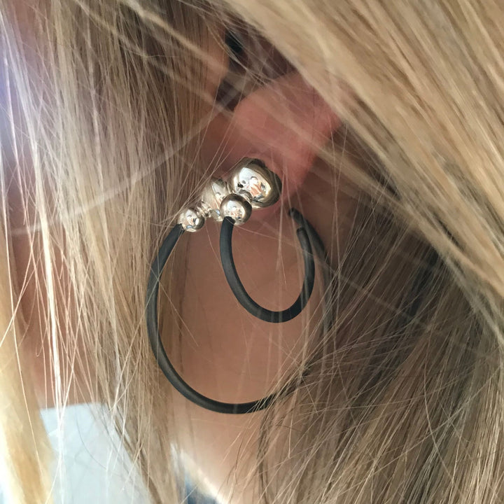 Miss Eloopa Two Tone Earring