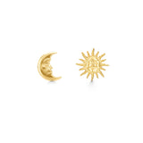 The Lovers Backdrop Gold Plated Earring