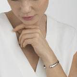 Mercy open Silver Bangle