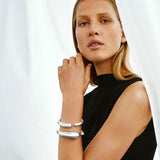 Mercy Mega Silver Bangle