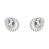 Daisy x Stine Goya Silver & White Studs