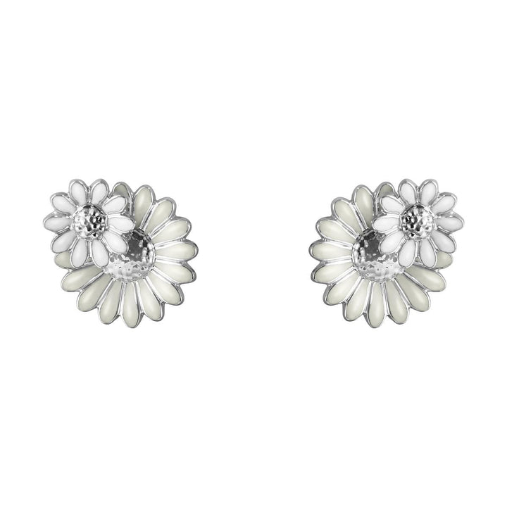 Daisy x Stine Goya Silver & White Studs