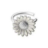 Daisy x Stine Goya Silver & White Ear Cuff