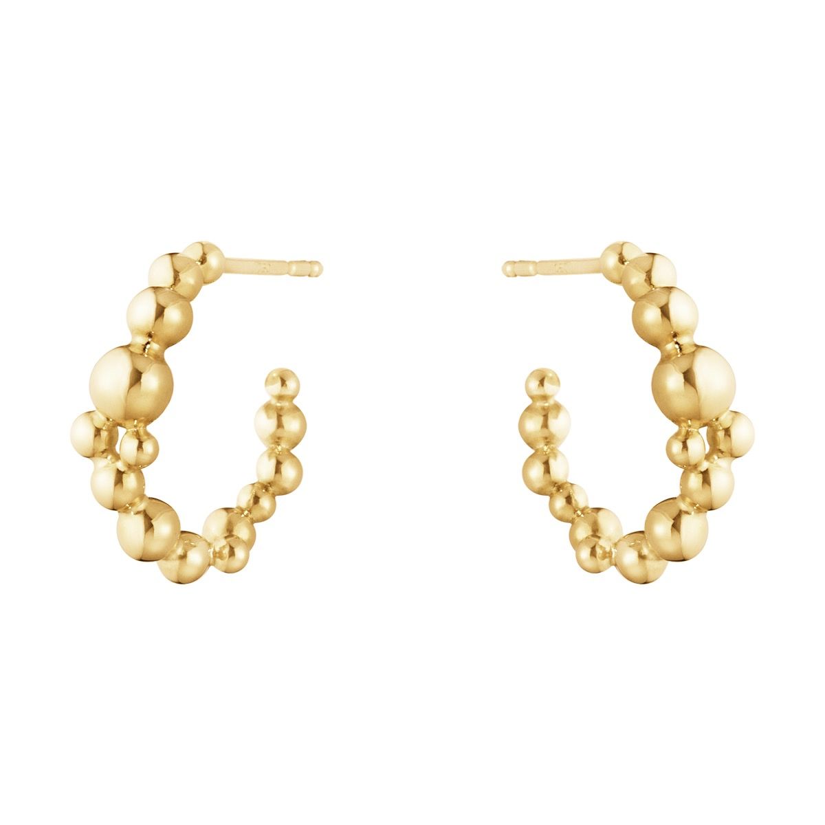 Moonlight Grapes 18K Gold Hoops