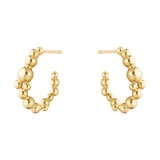 Moonlight Grapes 18K Gold Hoops