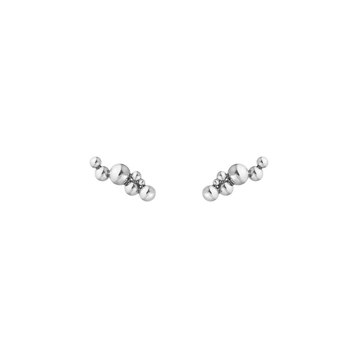 Georg Jensen Moonlight Grapes Long Crawler Silver Earrings The Jewellery Room
