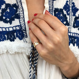 Annie 14K Gold Ring w. Green Emerald