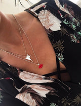 Free as a Bird Gold Plated Necklace