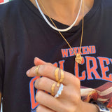 Hematite Gold Plated Necklace