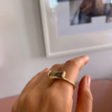Future 18K Gold Ring w. Quartz