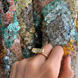 Future 18K Gold Ring w. Beryl