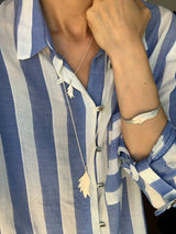 Large Aura Sølv Halskæde