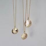 Texture Pendant Gold