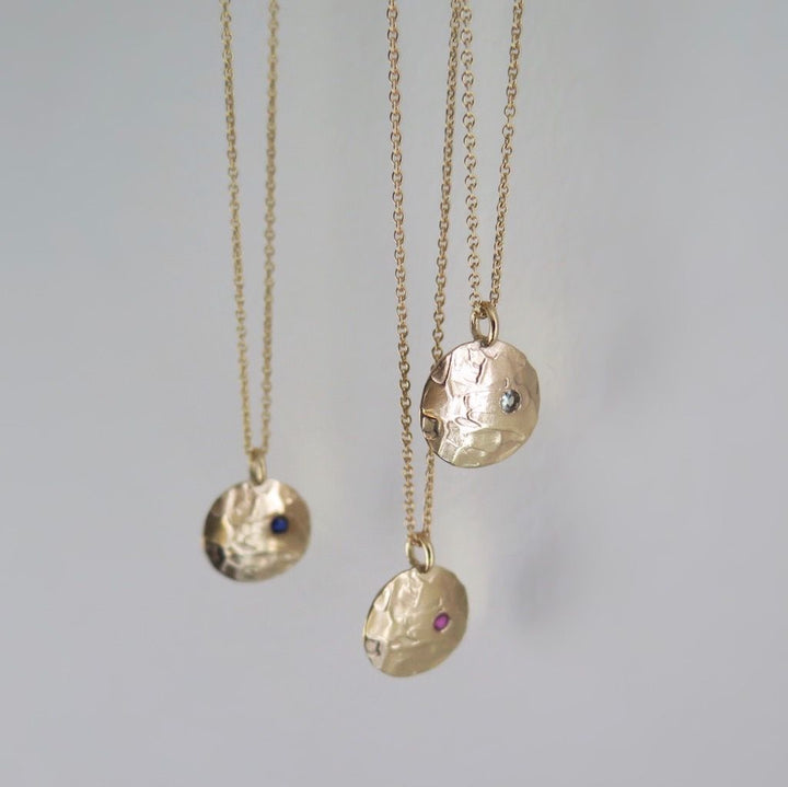 Texture Pendant Gold