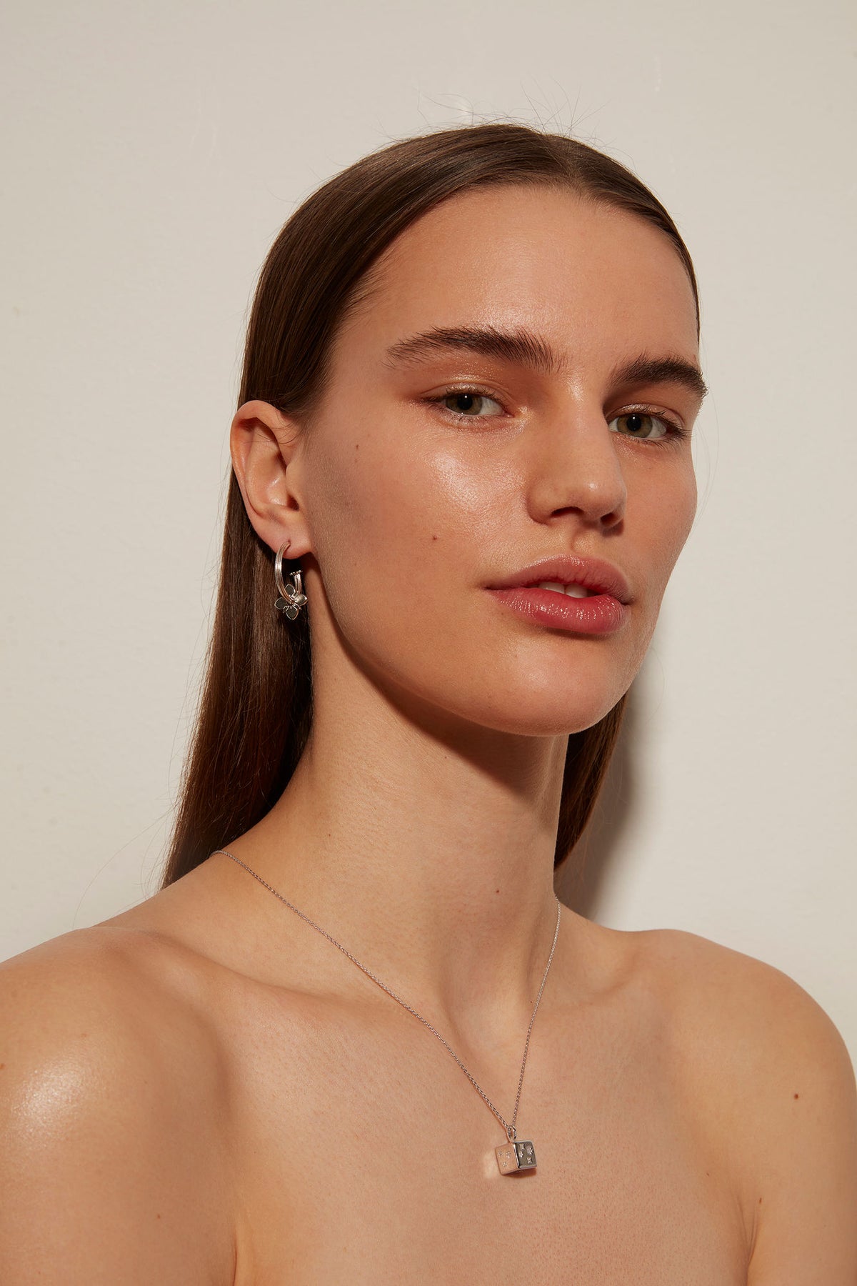 Healing Silver Hoops