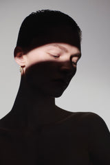 Stellar große Hoops aus 18K Gold I Diamanten