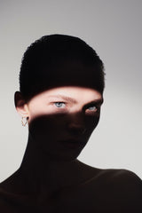 Stellar große Hoops aus 18K Gold I Diamanten