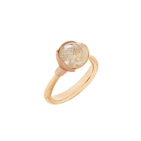 Lotus 1 18K Guld Ring m. Kvarts