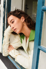 Mega Kharisma 18K Gold Hoops