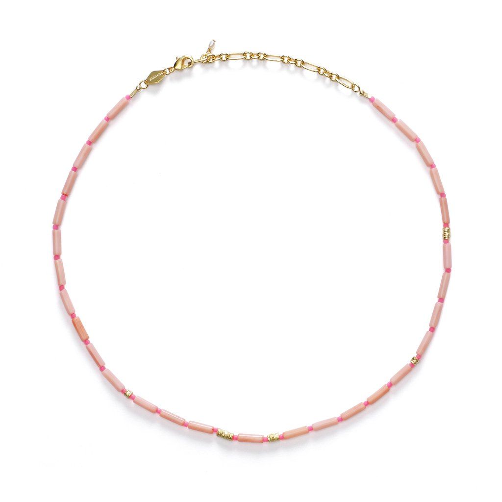 【ANNI LU アニ ルー】MALIBU PINK-A-BOO ビーズ ネックレス 211-20-61MalibuNecklacePink-a-