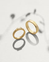 Meant to Be His True Love Band 18K Gold Ring