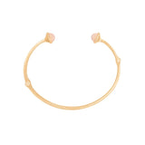 Nature Armreif aus 18K Gold I Mondstein