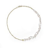 Sprezzatura Gold Plated Necklace w. Pearls
