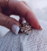 Not So Tiny 18K Guld, Hvidguld eller Rosaguld Ring m. Diamant