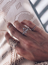 Cecilia Lace 18K Gold, Whitegold or Rosegold Ring