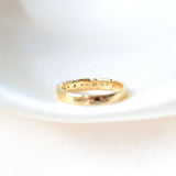 Trine Ji 14K Gold Ring w. Diamonds