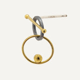 Sandrine Diodati | Jen Gold & Silver Earring