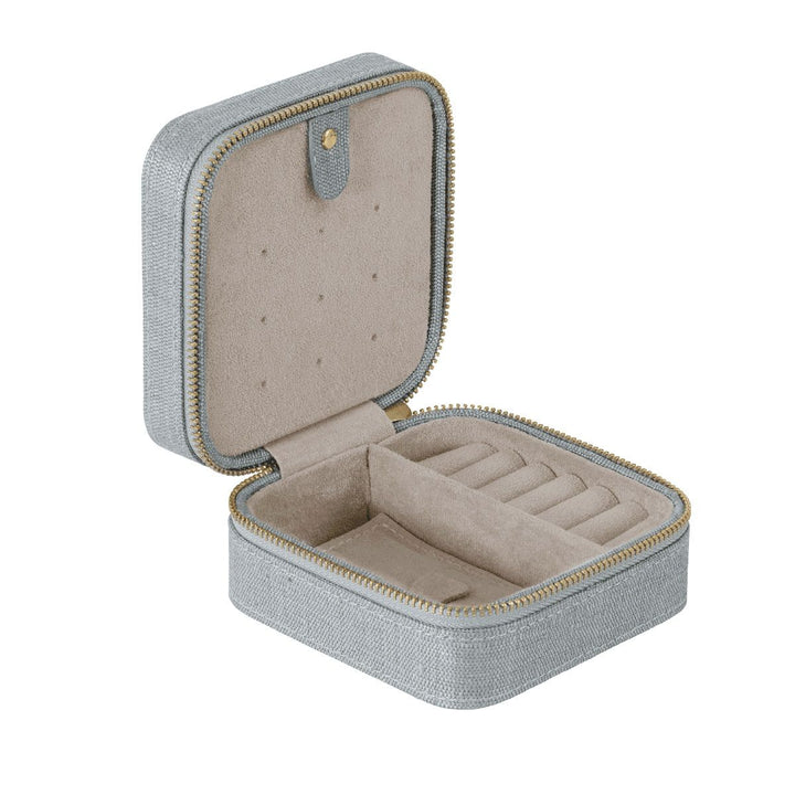 Raw Silk Light-green Jewelry box