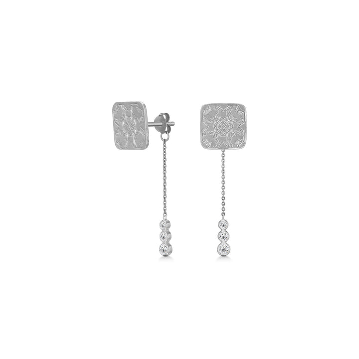 The Wild Swans Silver Earrings