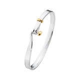 Torun 18K Silver & Gold Bangle