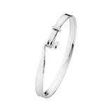 Torun Silver Bangle w. Diamonds 0.08 ct