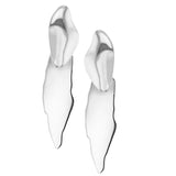Formed By A Glacier Silver Earrings