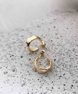 Metzinger Gold Plated Hoops