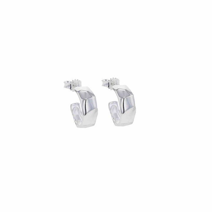 Metzinger Silver Hoops