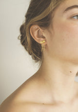 Chrysanthemum Gold Plated Studs
