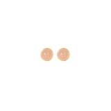 Lotus 18K Gold Studs w. Moonstones