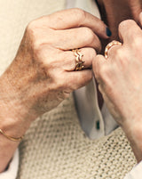 Royal dots 18K Guld Ring m. Diamant