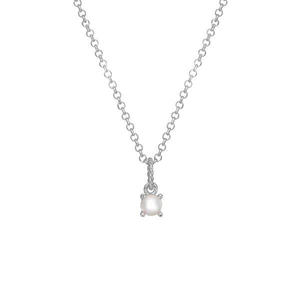 Freshwater Silver Pendant w. Pearl