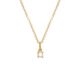 18K Gold Plated Pendant w. Pearl