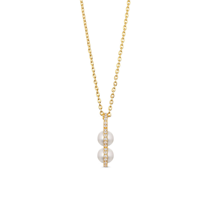 Bahati Gold Plated Halskette w. Zirkonia