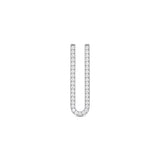 Zanzibar Silver Earring w. Zirconia