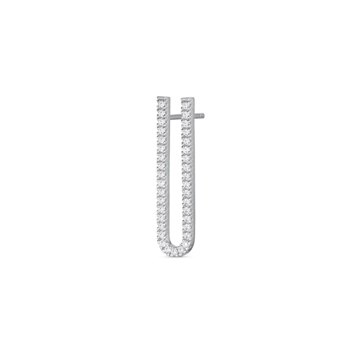 Zanzibar Silver Earring w. Zirconia