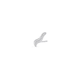 Utulivu Silver Earring w. Zirconia