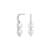 Bahati Silver Earring w. Zirconia