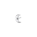 New Moon Silver Stud